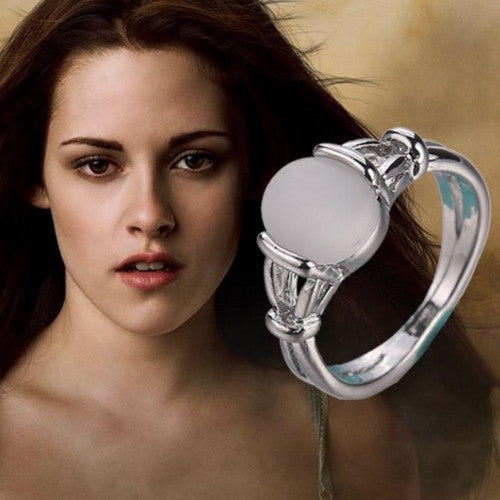 Silver Plated Ring Movie Jewelry for Women Lady -Twilight Saga Ring Bella